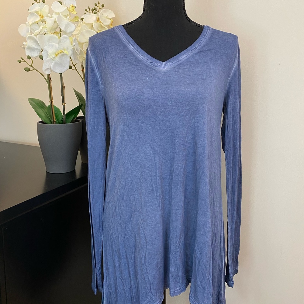 NWT Women’s Maurices Blue Long Sleeve Tunic Tee